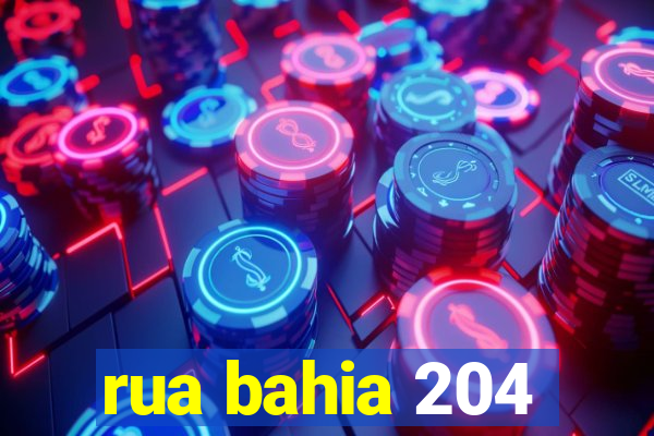 rua bahia 204