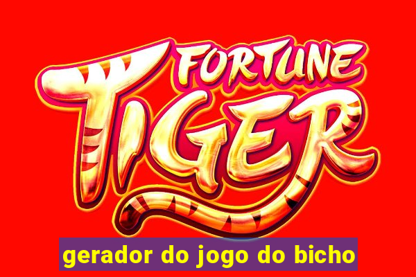 gerador do jogo do bicho