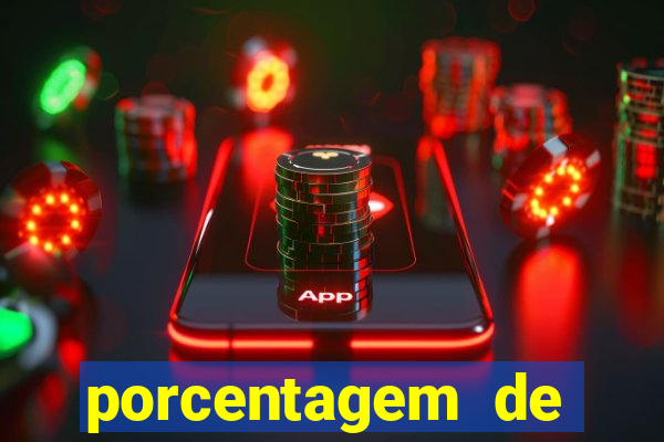 porcentagem de ganhos slots