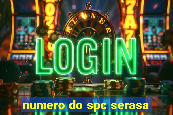 numero do spc serasa