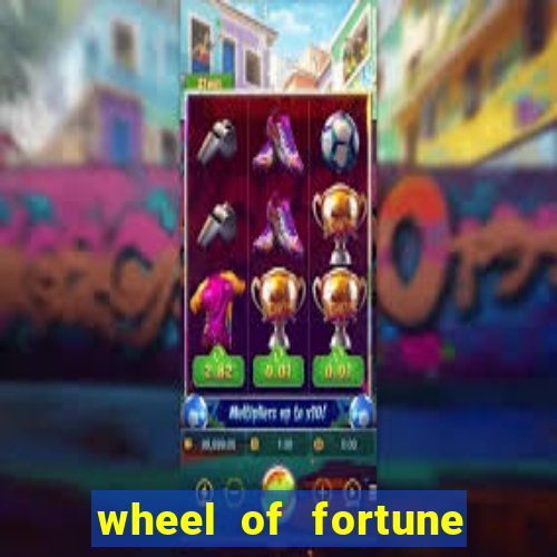 wheel of fortune slots machine