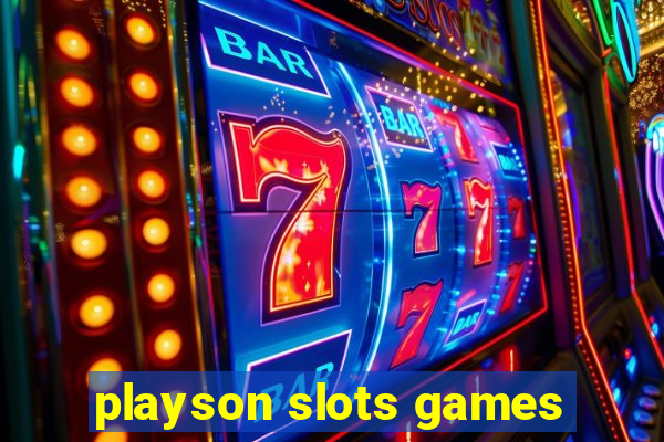 playson slots games