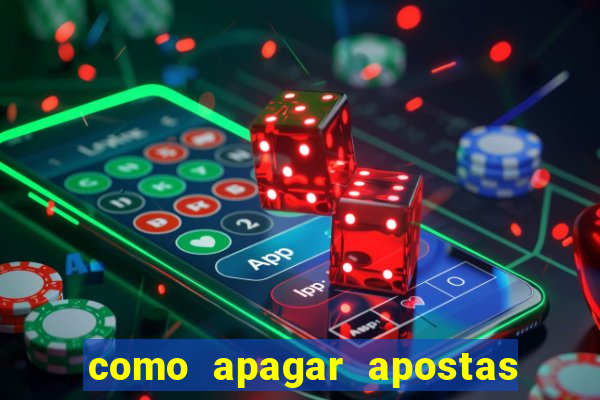 como apagar apostas no app da caixa