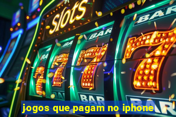 jogos que pagam no iphone