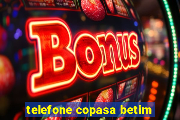 telefone copasa betim