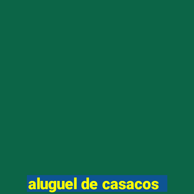 aluguel de casacos