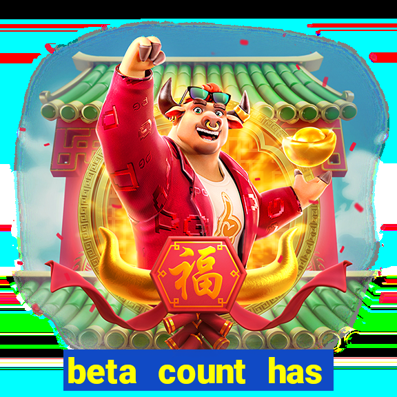 beta count has changed pt br