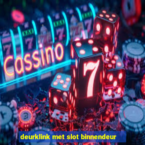 deurklink met slot binnendeur