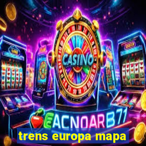 trens europa mapa