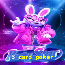 3 card poker casino odds