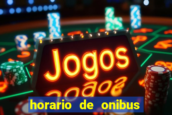 horario de onibus santos dumont x juiz de fora