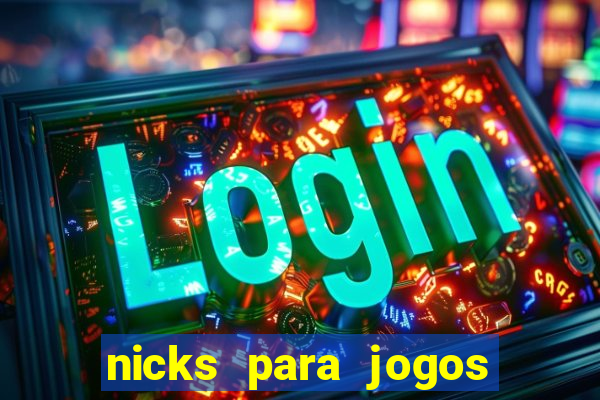 nicks para jogos de tiro