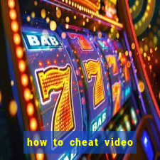 how to cheat video slot machines