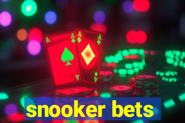 snooker bets