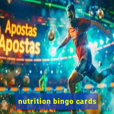 nutrition bingo cards