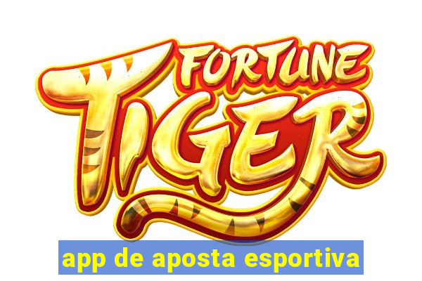 app de aposta esportiva