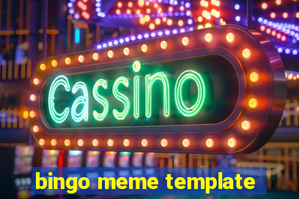 bingo meme template