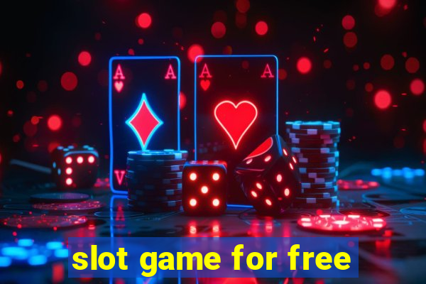 slot game for free