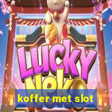 koffer met slot