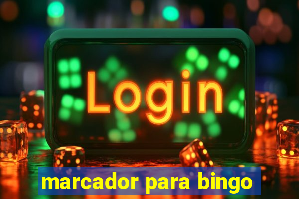 marcador para bingo