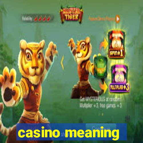 casino meaning