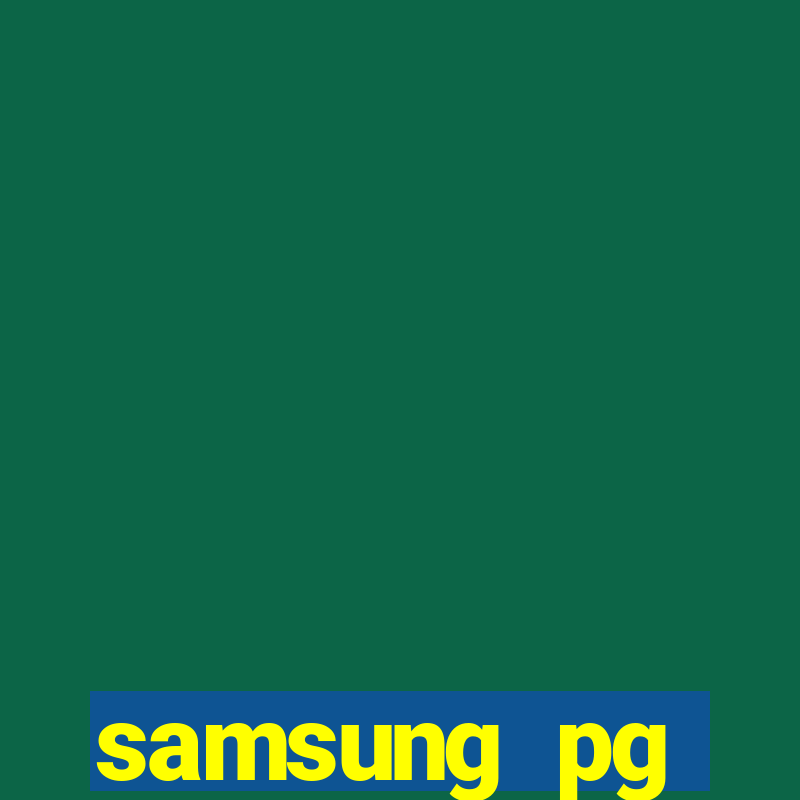 samsung pg plataforma de jogos