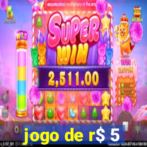 jogo de r$ 5