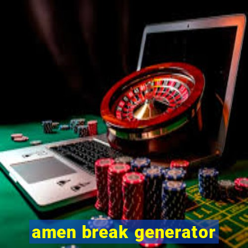 amen break generator