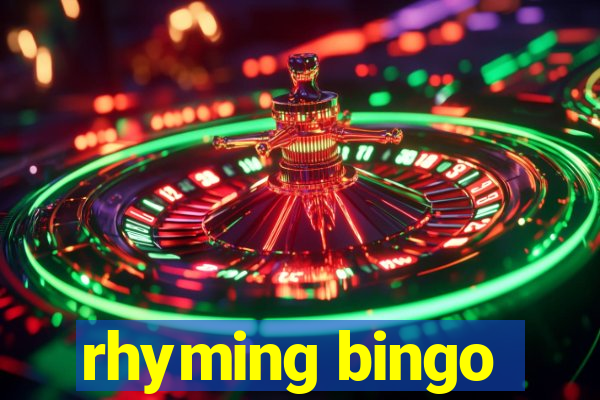 rhyming bingo