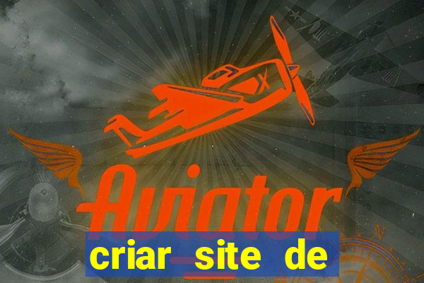 criar site de apostas gratis