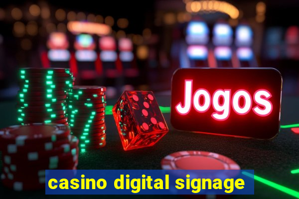 casino digital signage