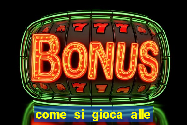 come si gioca alle slot machine online