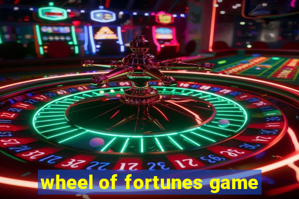 wheel of fortunes game