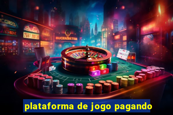 plataforma de jogo pagando