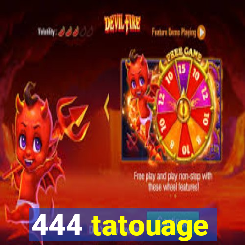 444 tatouage