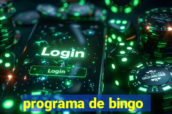 programa de bingo