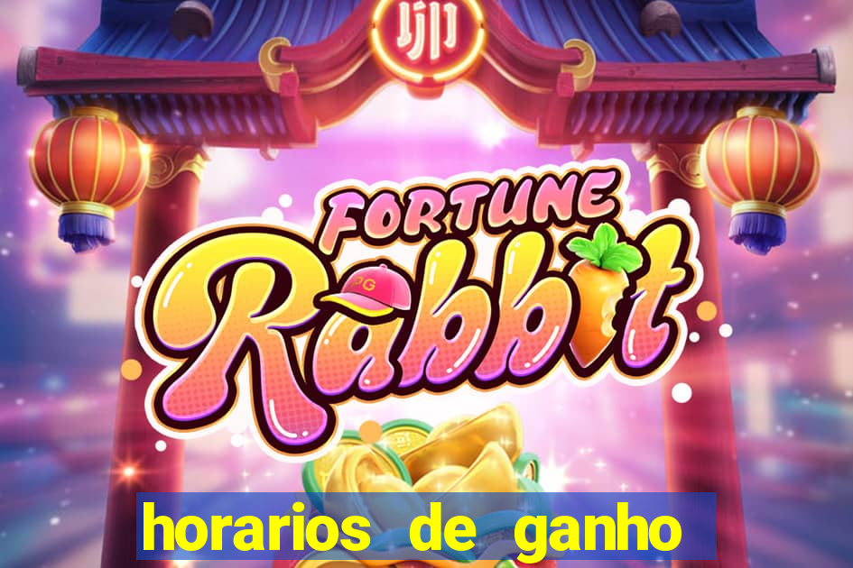 horarios de ganho do fortune tiger