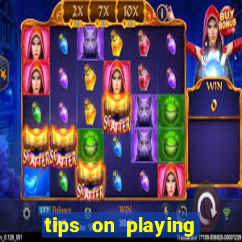 tips on playing slot machines