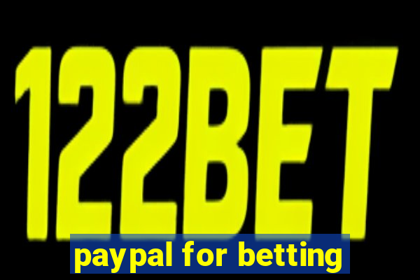 paypal for betting