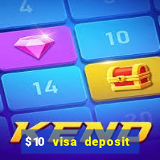 $10 visa deposit casinos australia