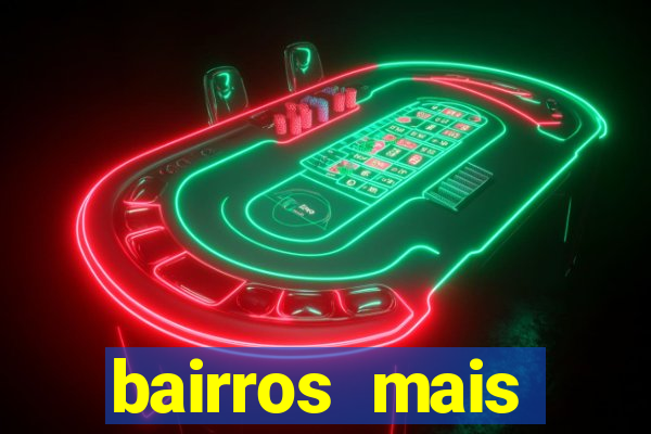 bairros mais perigosos de bh