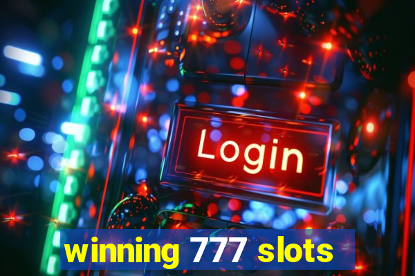 winning 777 slots