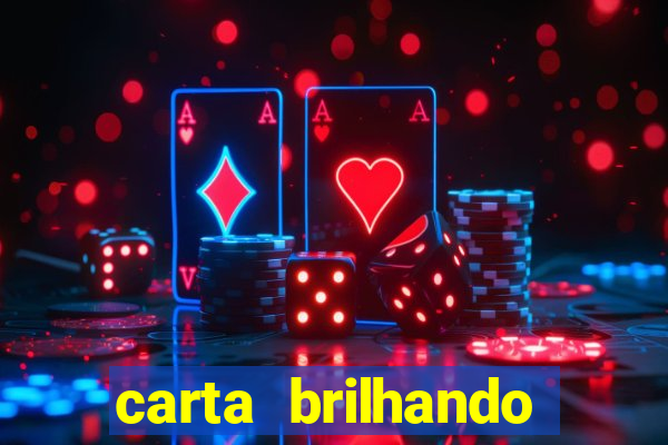 carta brilhando fortune tiger