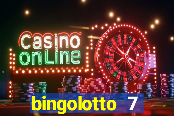 bingolotto 7 januari 2024