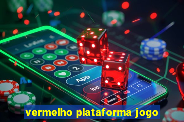 vermelho plataforma jogo