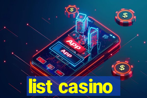 list casino