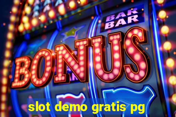 slot demo gratis pg