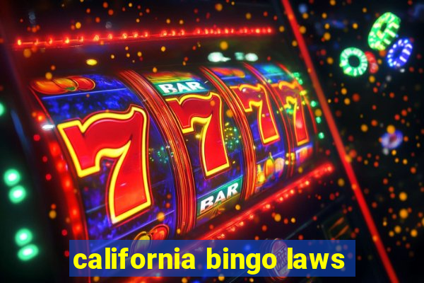 california bingo laws