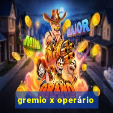 gremio x operário