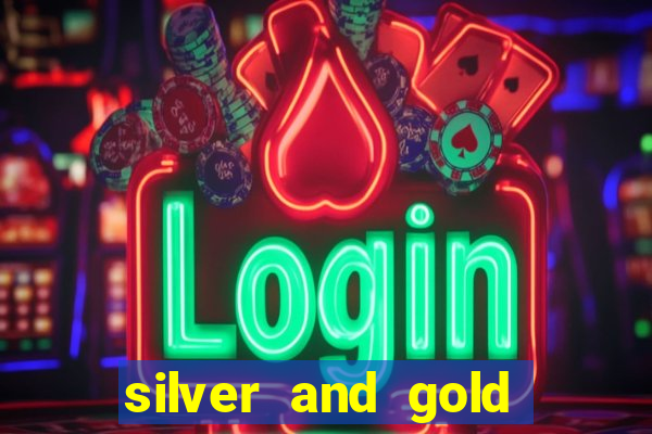 silver and gold slot machine